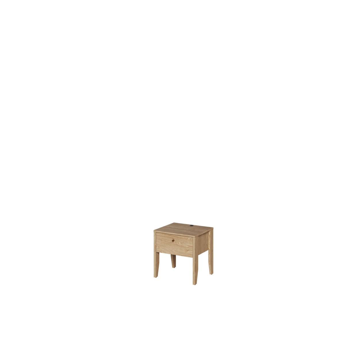 Cozy Bedside Table 45cm Oiled Oak