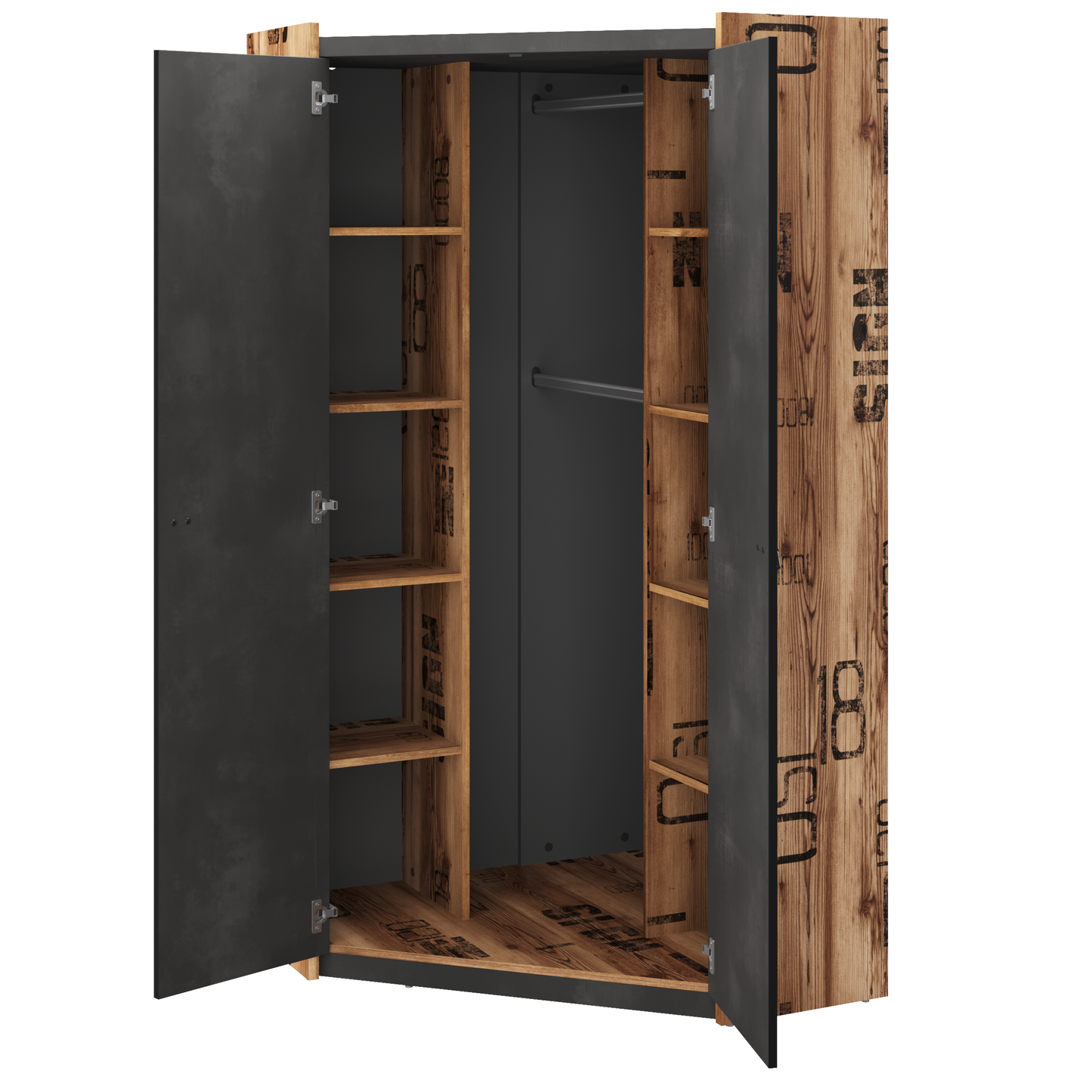 Fargo Corner Wardrobe 97cm
