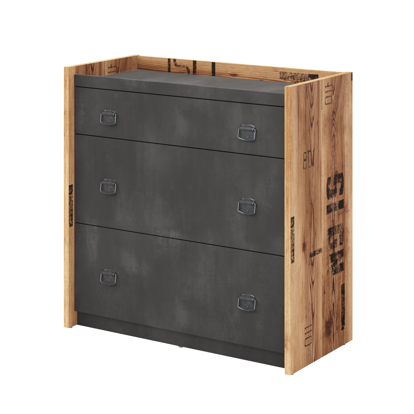 Fargo Chest of Drawers 06 Canyon Alpine Spruce with decor