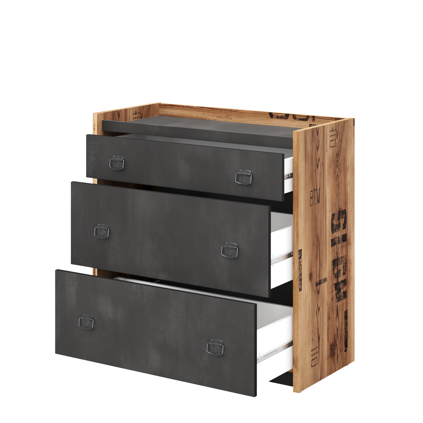 Fargo Chest of Drawers 06 Canyon Alpine Spruce with decor