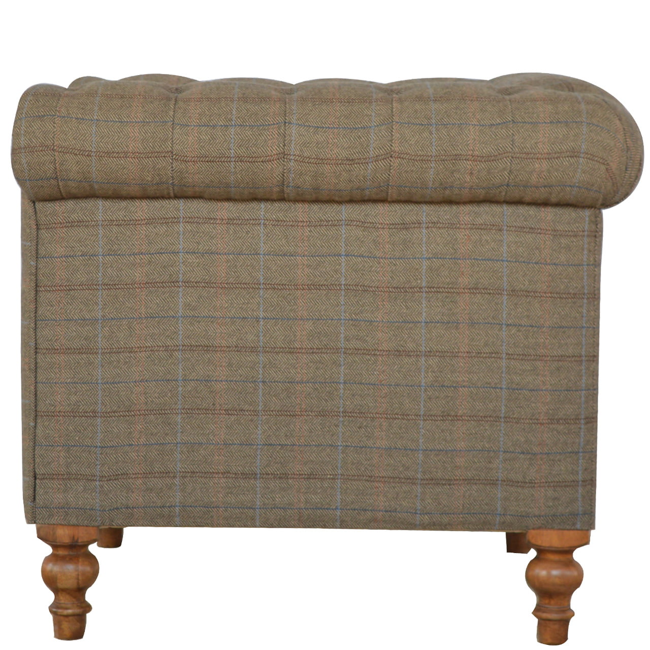 Multi Tweed Chesterfield 2 Seater Sofa