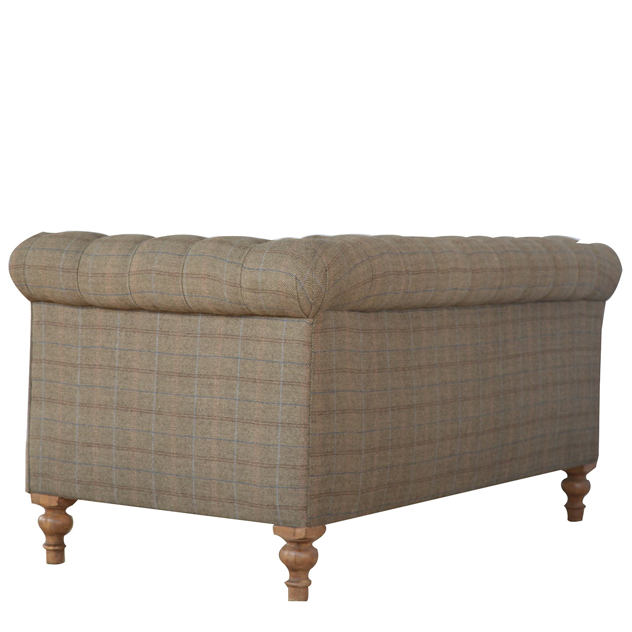 Multi Tweed Chesterfield 2 Seater Sofa