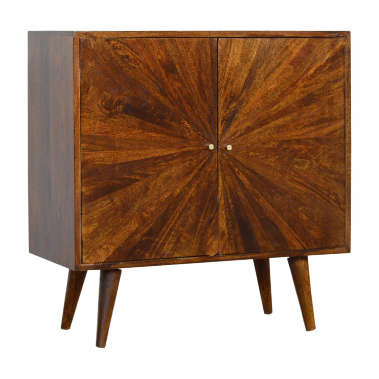 Chestnut Sunrise Cabinet 100% Solid Mango Wood