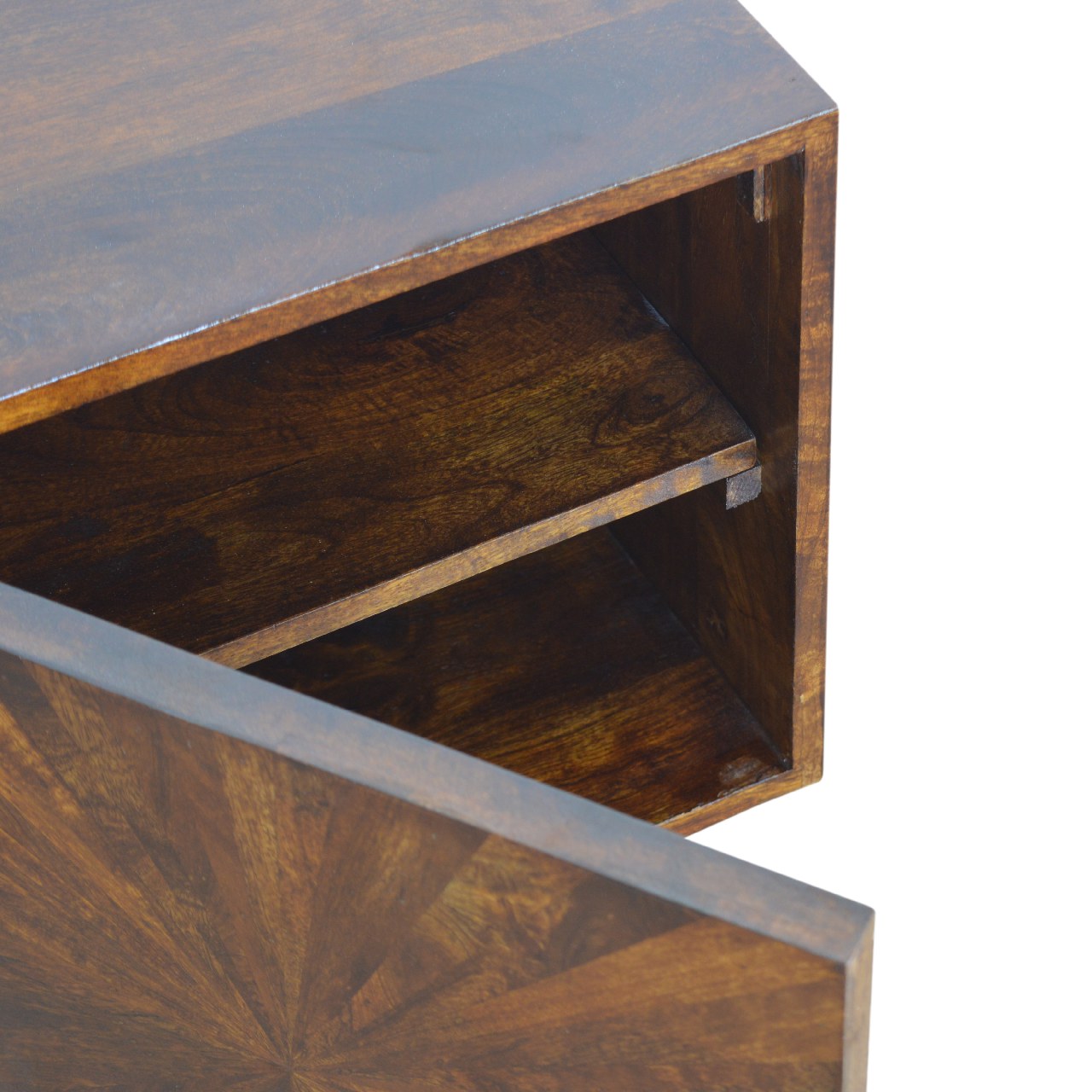 Chestnut Sunrise Cabinet 100% Solid Mango Wood