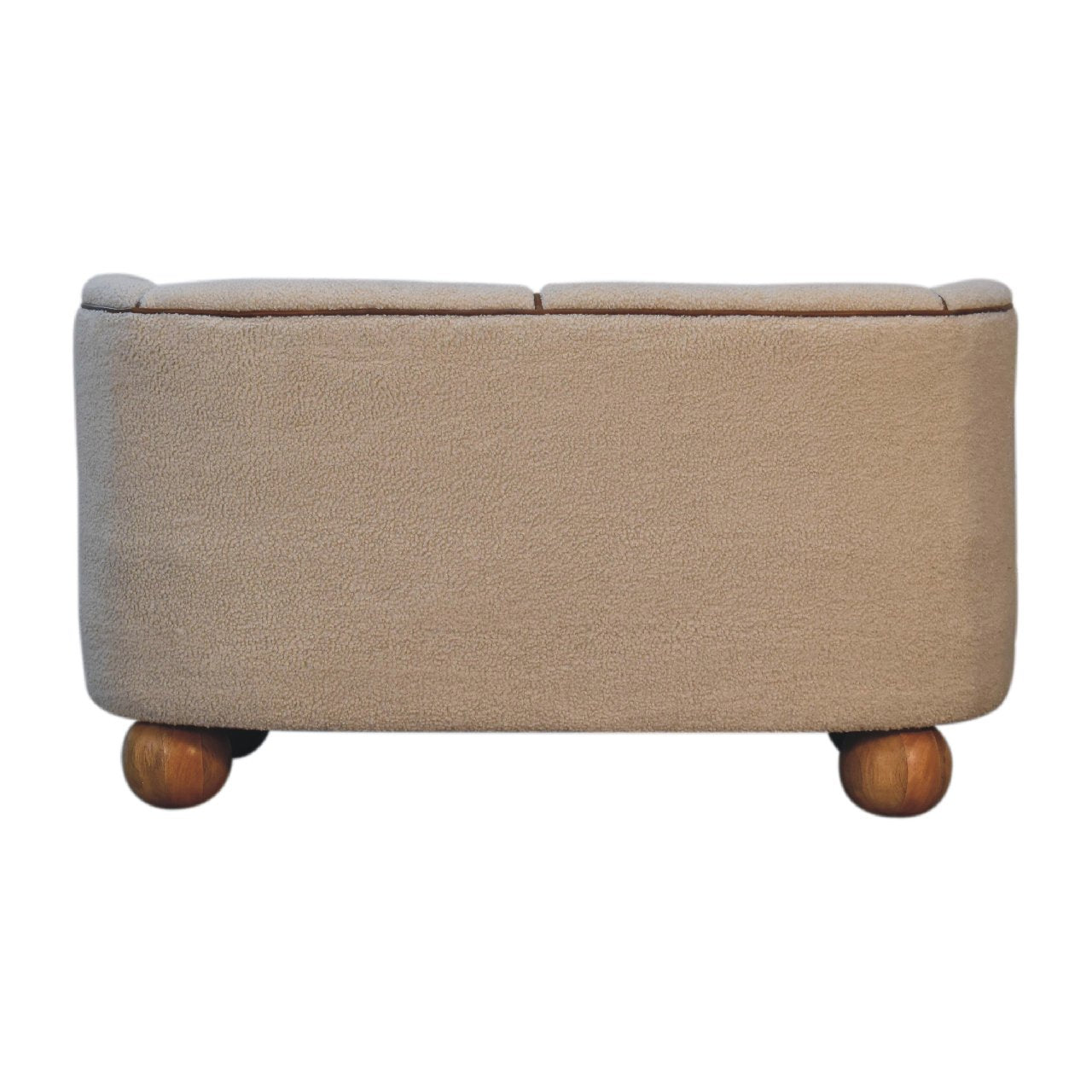 Boucle Cream Buffalo Small 2 seat Sofa