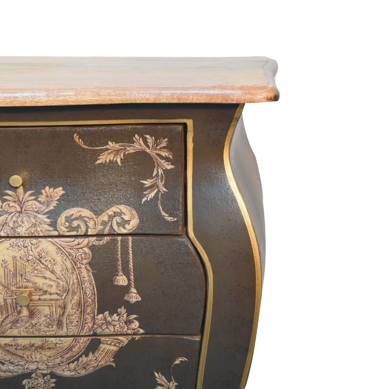 Coroner Bedside. Solid Mango Wood
