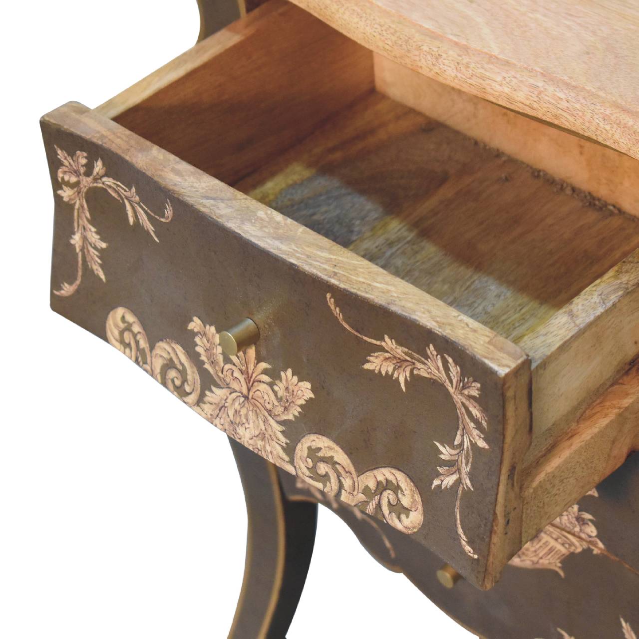 Coroner Bedside. Solid Mango Wood