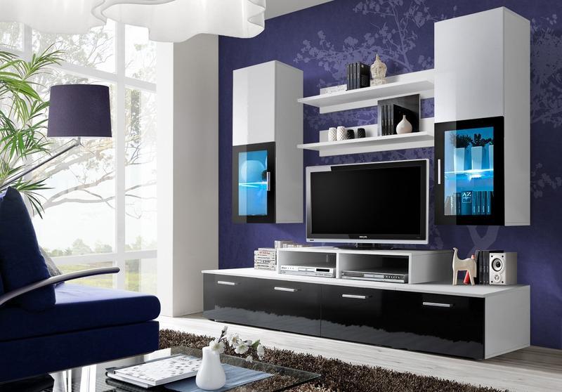 Mini Entertainment Unit white black