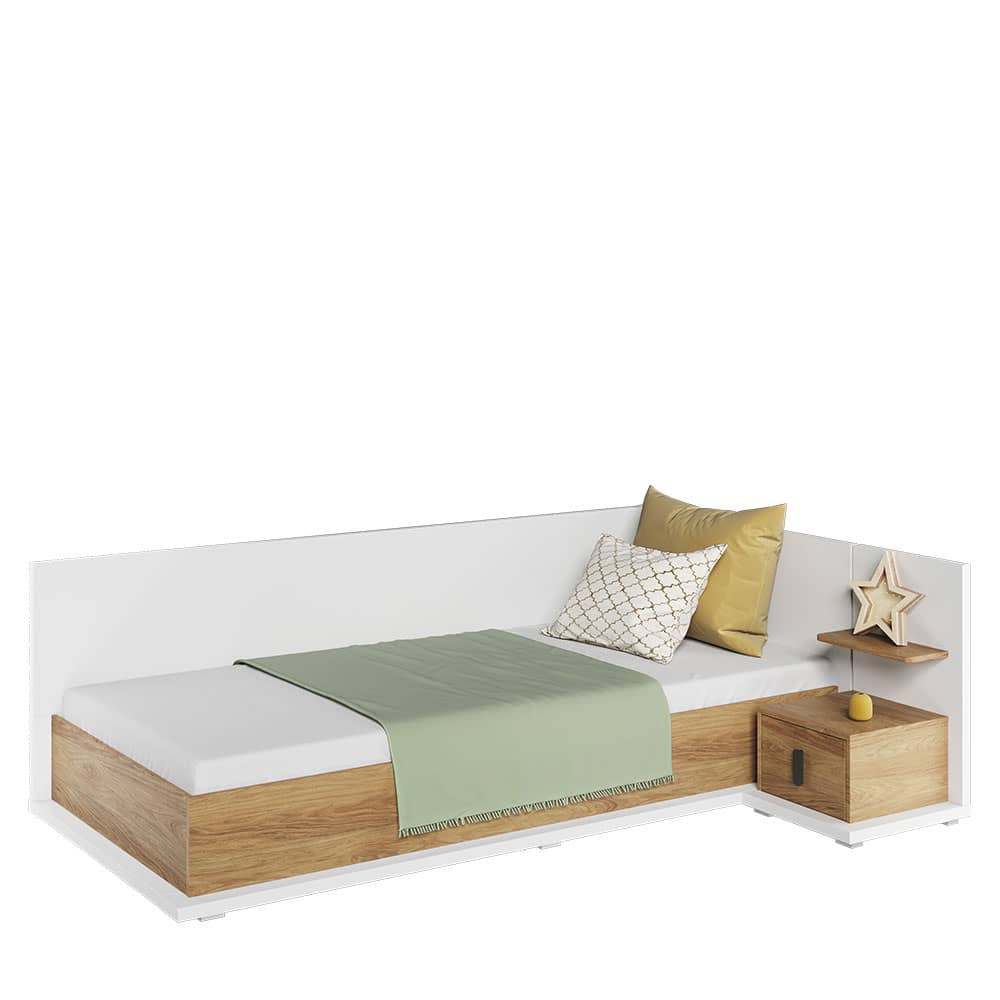 Massi MS-09 Bed Natural Hickory Alpine White