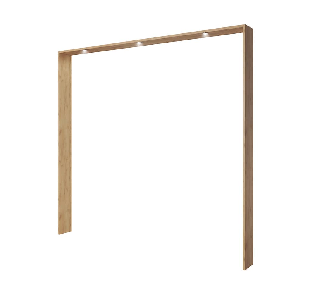 Xelo Hinged Door Wardrobe 225cm white