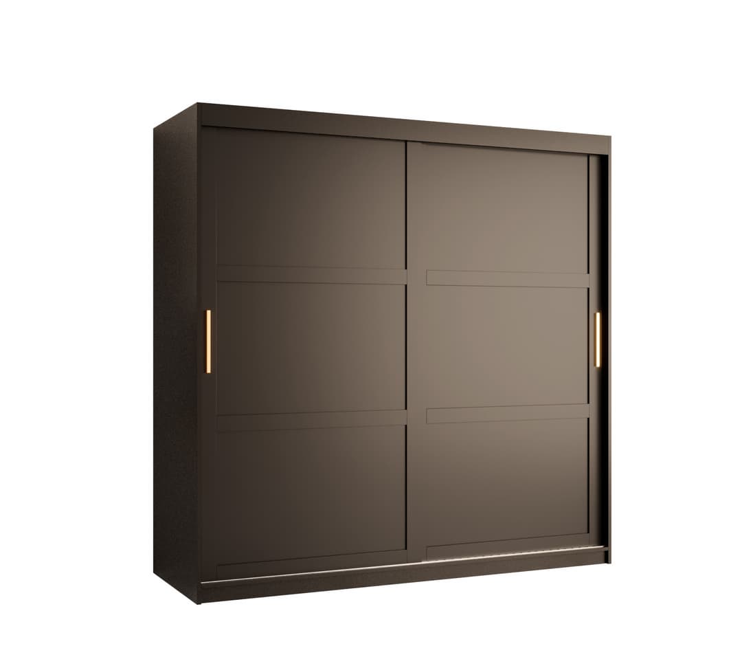 Ramiro I Sliding Door Wardrobe 180cm white black