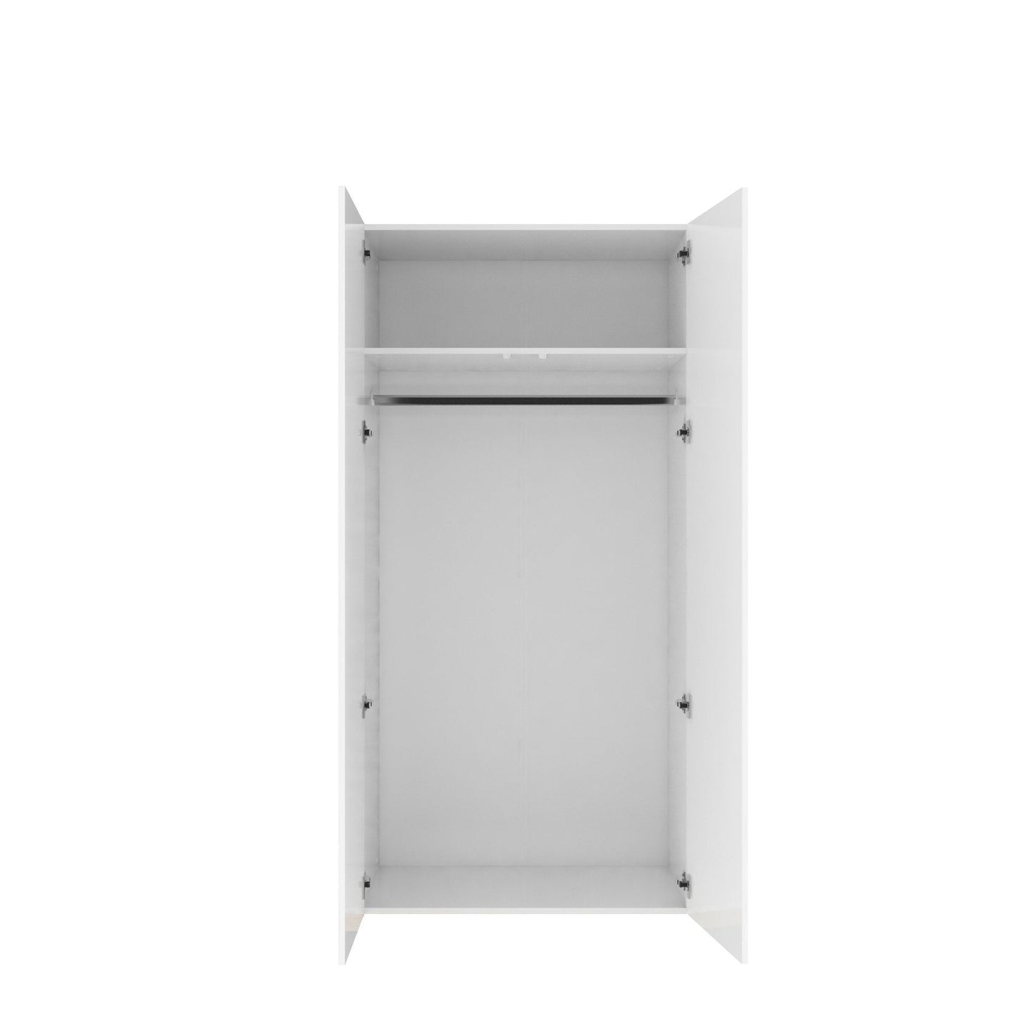 Tulsa 18 - 2 Door Wardrobe 90cm White Oak Grandson