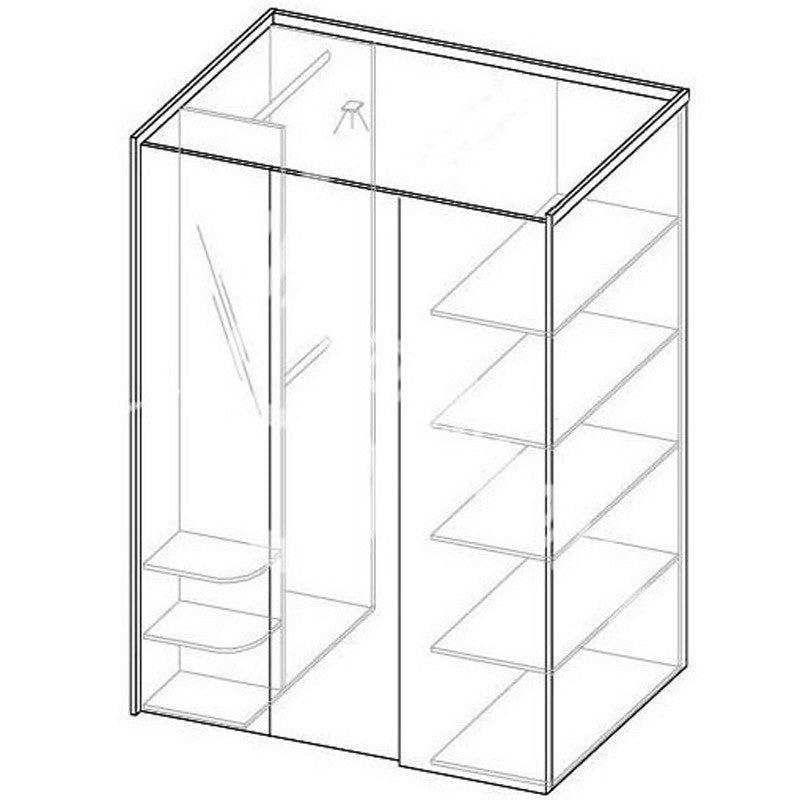 Pok PO-00 Walk-In Wardrobe graphite
