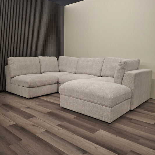 Madison U Shape Sofa Blue or Light Grey