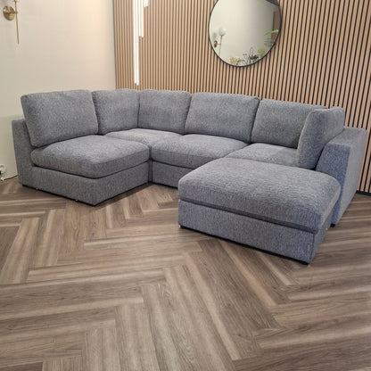Madison U Shape Sofa Blue or Light Grey