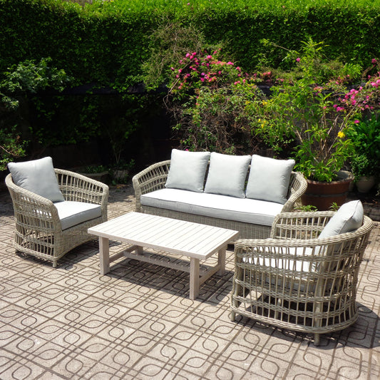Palma Collection Outdoor Set 3 Seater and 2 Chairs