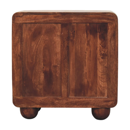 3-Drawer Rounded Chest. 100% Solid Mango Wood