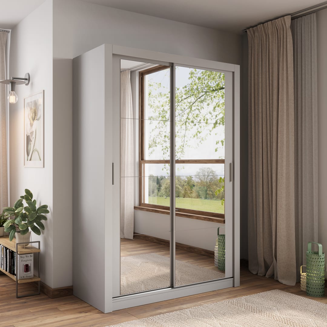 Arti 18 - 2 Sliding Door Wardrobe 150cm. 4 Colours Available.