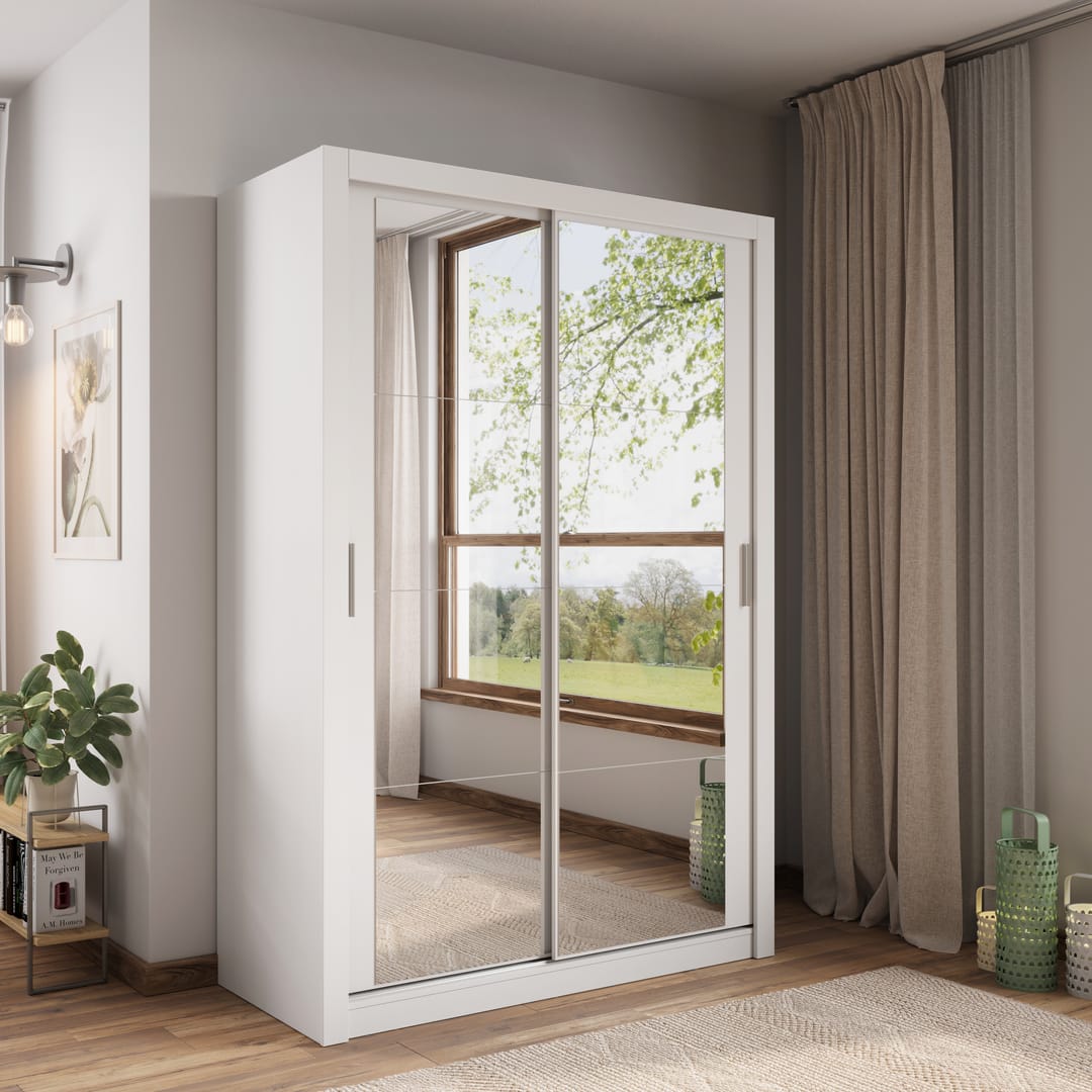 Arti 18 - 2 Sliding Door Wardrobe 150cm. 4 Colours Available.