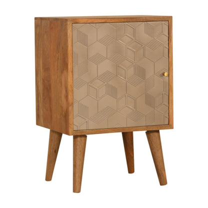 Acadia Bedside. 100% Solid Mango Wood