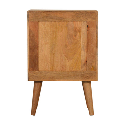 Acadia Bedside. 100% Solid Mango Wood