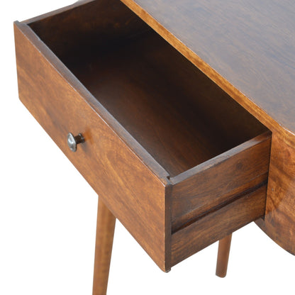 Albion Chestnut Console. 100% Solid Mango Wood