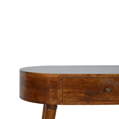 Albion Chestnut Console. 100% Solid Mango Wood