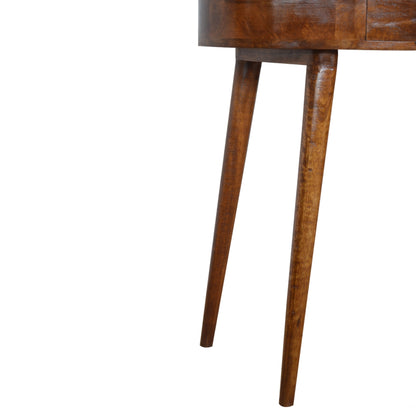 Albion Chestnut Console. 100% Solid Mango Wood