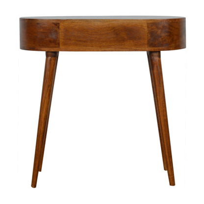 Albion Chestnut Console. 100% Solid Mango Wood