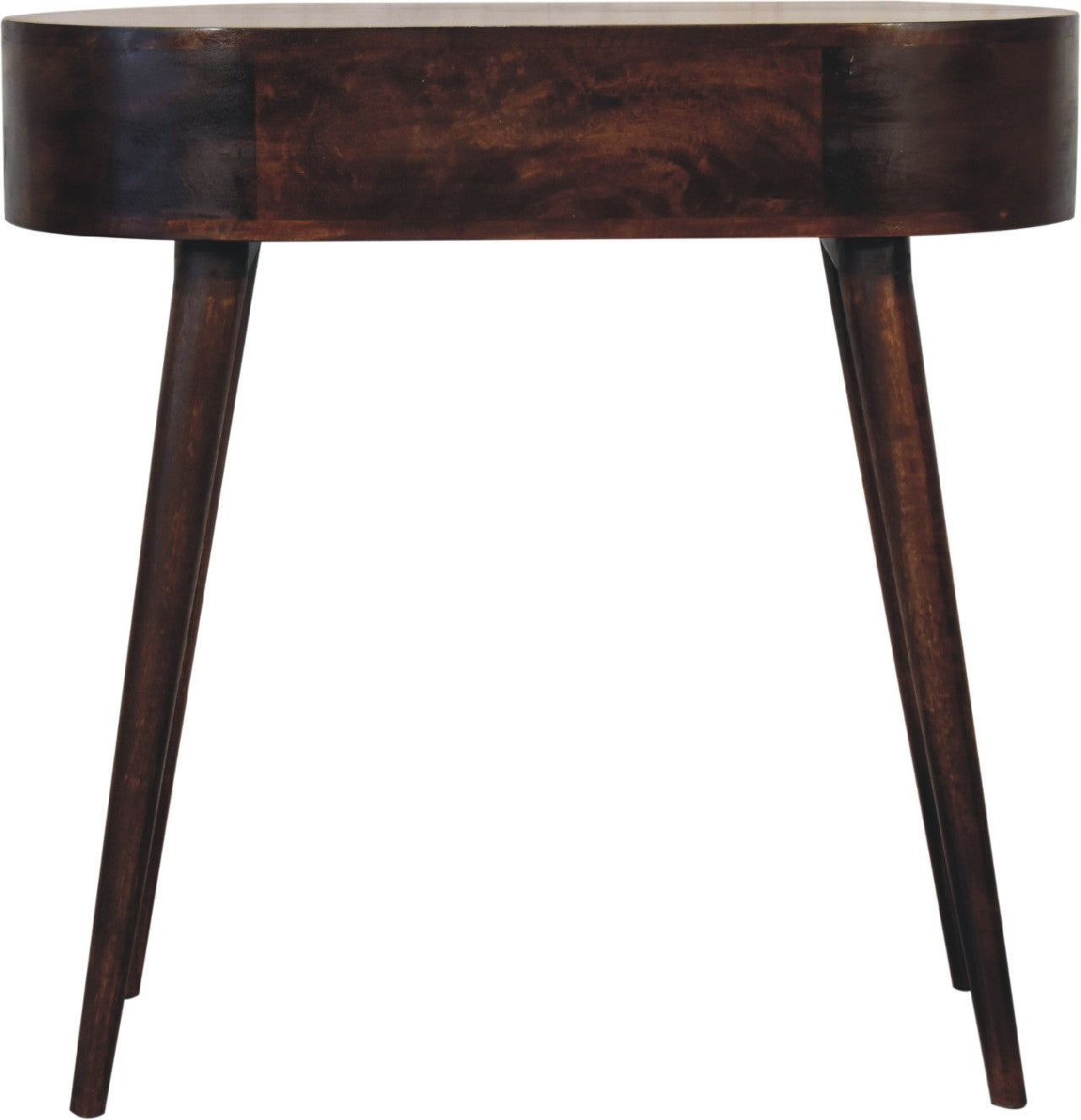 Albion Light Walnut Console Table. 100% Solid Mango Wood