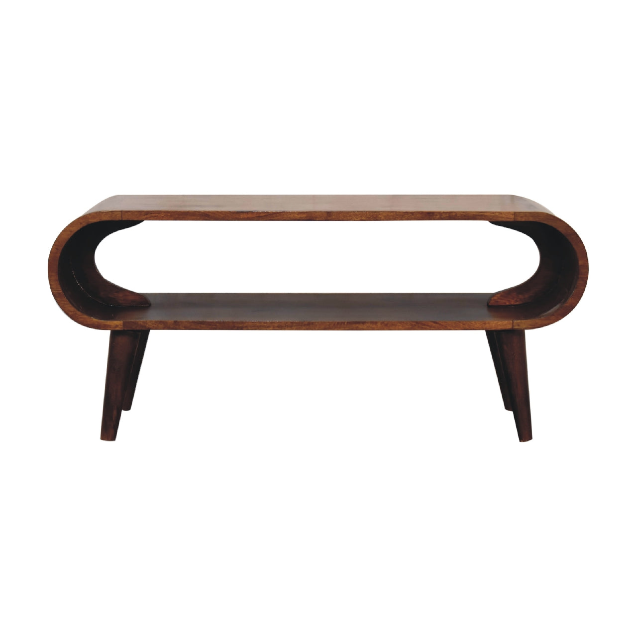 Amaya Nordic Style Coffee Table. 100% Solid Mango Wood