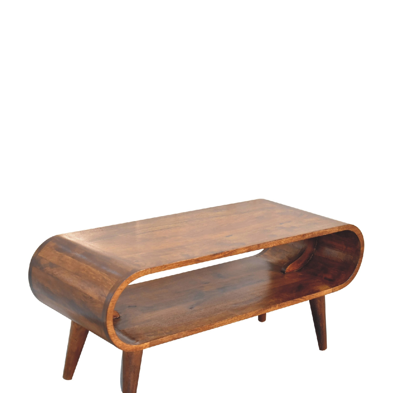 Amaya Nordic Style Coffee Table. 100% Solid Mango Wood