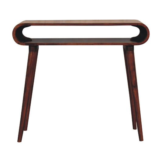 Amaya Nordic Style Console Table. 100% Solid Mango Wood