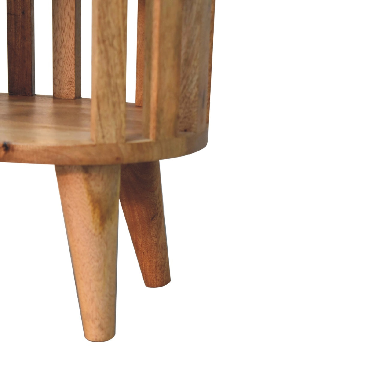 Ariella Double Shelf Bedside 100% Solid Mango Wood