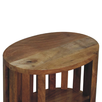 Ariella Single Shelf Bedside. 100% Solid Mango Wood