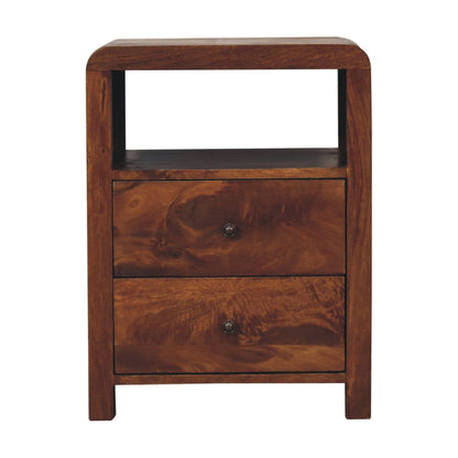 Aspen Bedside. 100% Solid Mango Wood