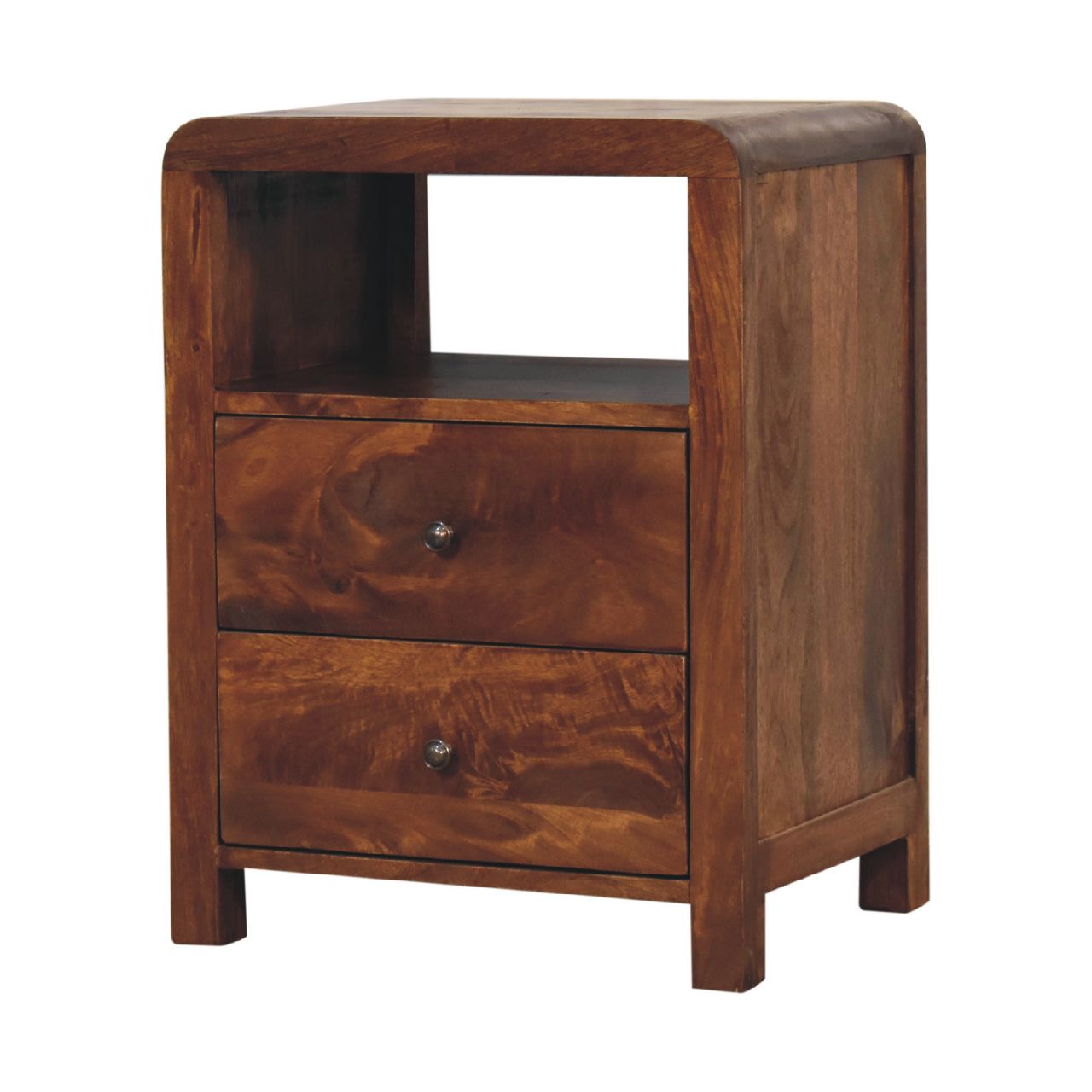Aspen Bedside. 100% Solid Mango Wood