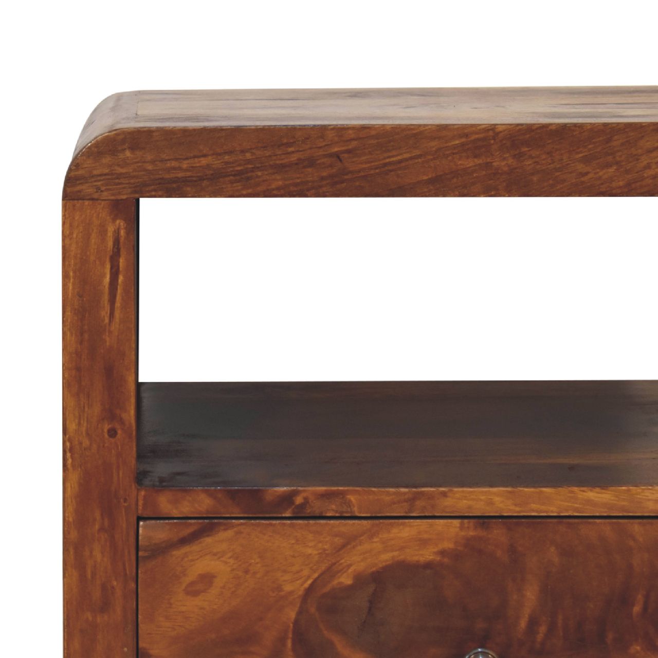 Aspen Bedside. 100% Solid Mango Wood