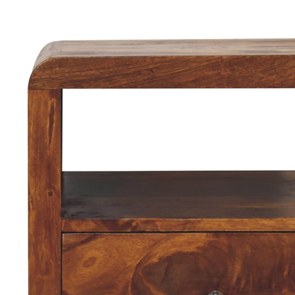 Aspen Bedside. 100% Solid Mango Wood