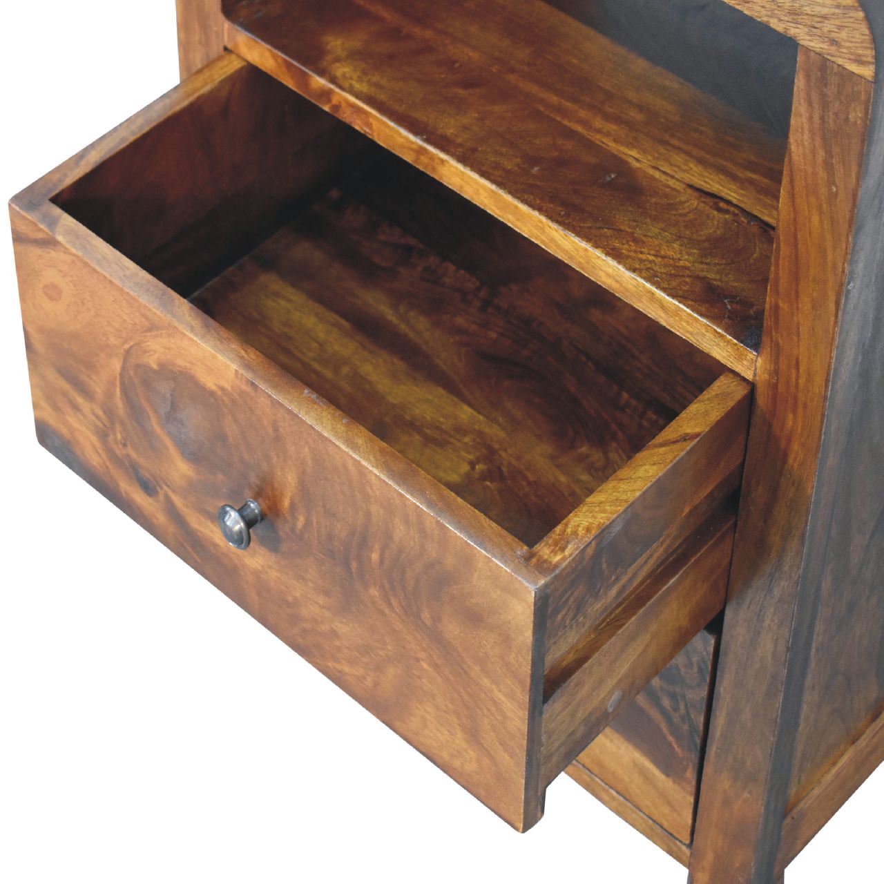 Aspen Bedside. 100% Solid Mango Wood