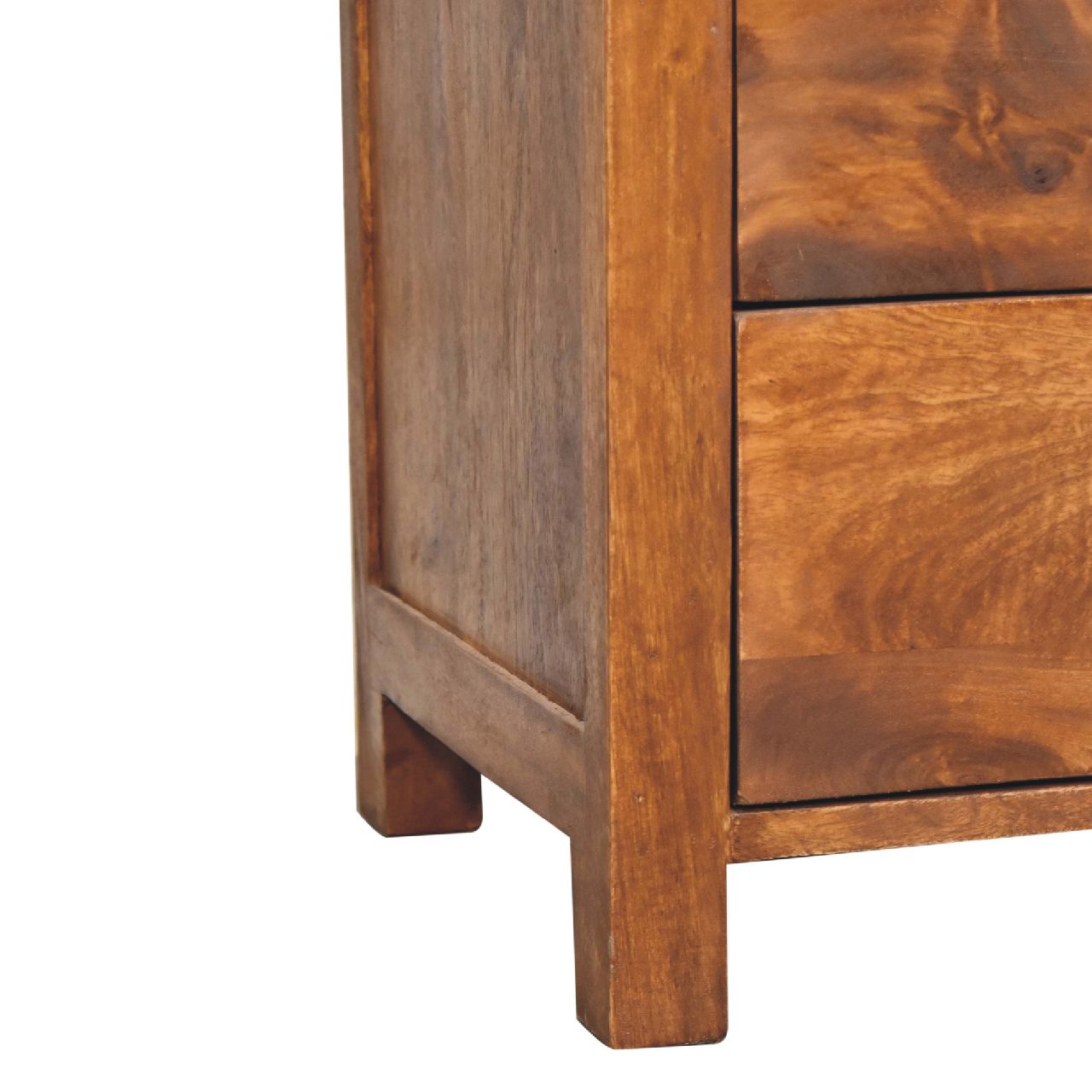 Aspen Bedside. 100% Solid Mango Wood