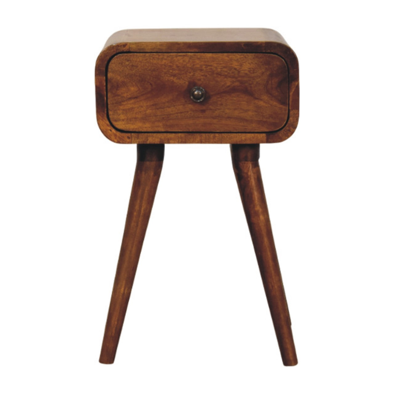 Avora Mini Chestnut Nightstand. 100% Solid Mango Wood