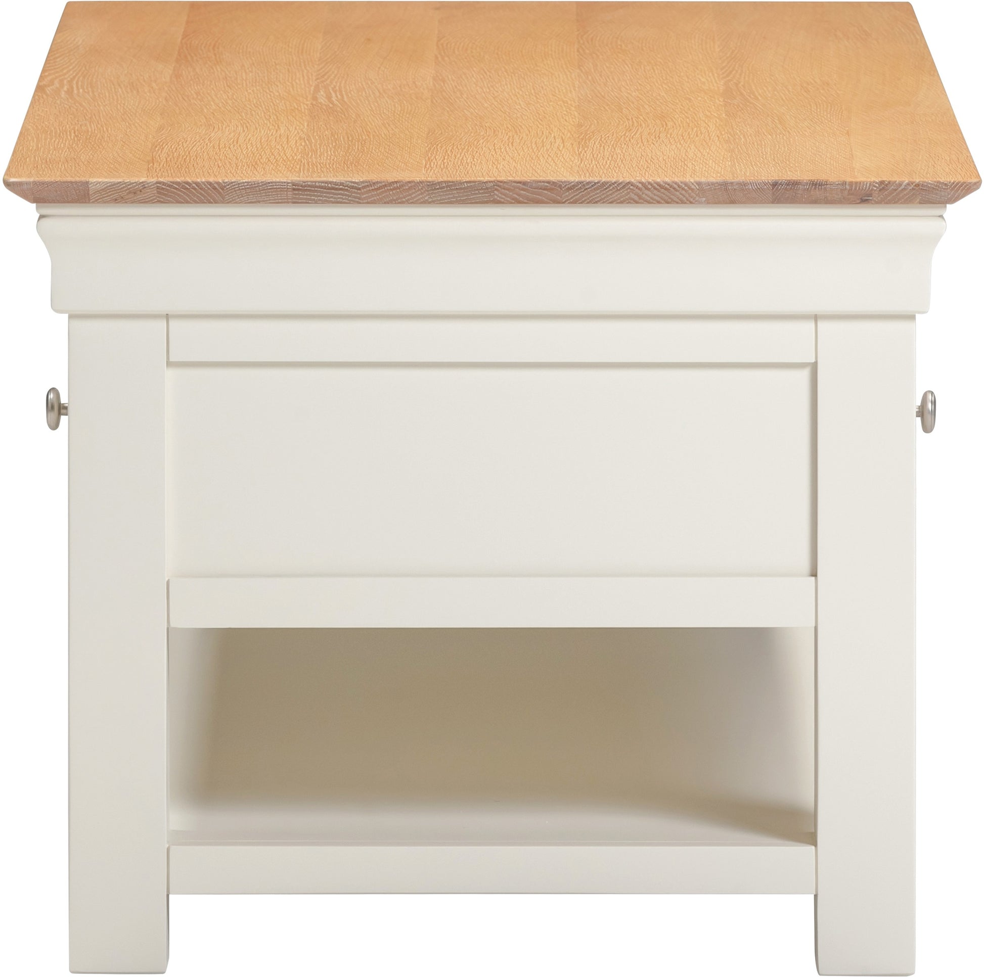 Bordeaux 2 Drawer Coffee Table Ivory/Oak or Grey/Oak