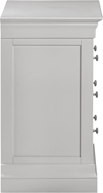 Bordeaux 3 Drawer Chest Pebble Grey or Ivory