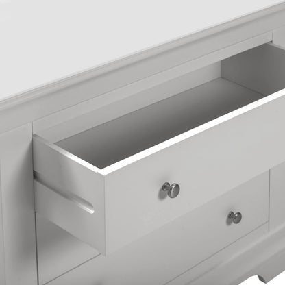 Bordeaux 3 Drawer Chest Pebble Grey or Ivory