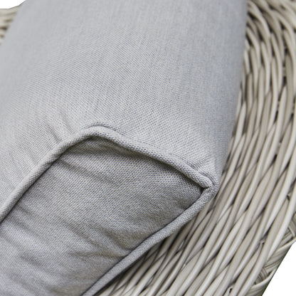 Grey Rattan Outdoor Set - 3 Seater Settee, 2 Chairs, Coffee Table