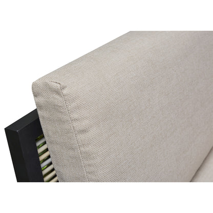 Beige Corner Outdoor Corner Sofa with 2 Benches