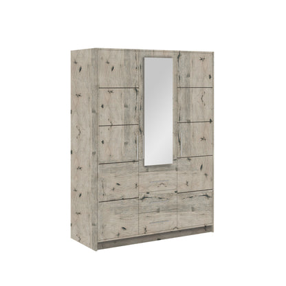Bali 3-Door Wardrobe - 4 Colour Options