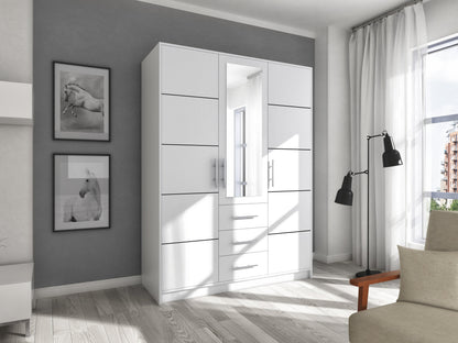 Bali 3-Door Wardrobe - 4 Colour Options
