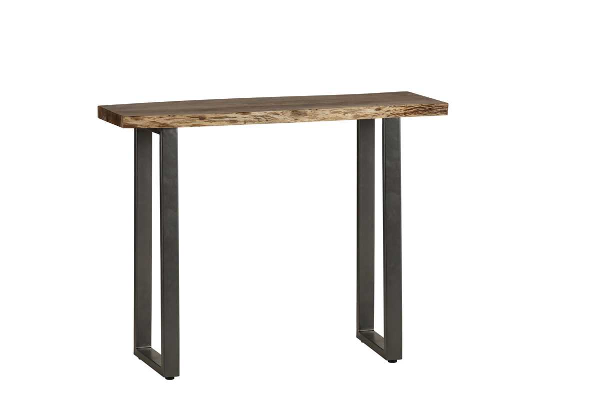 Baltic Live Edge Console Table. 100% Solid Mango Wood